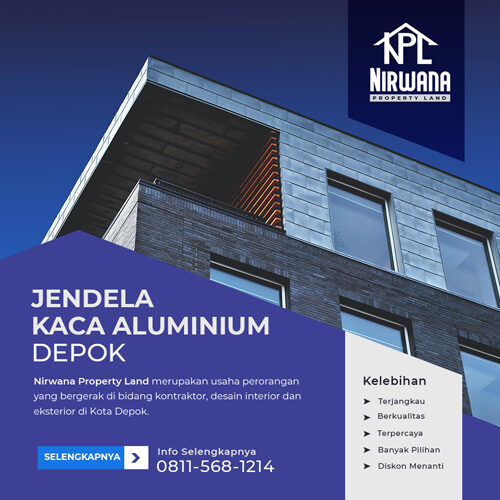 Jendela Kaca Aluminium Depok