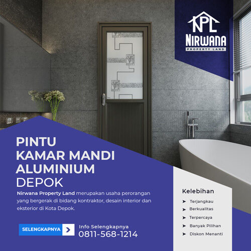 Pintu Kamar Mandi Aluminium Depok