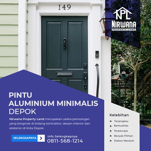 Pintu Aluminium Minimalis Depok