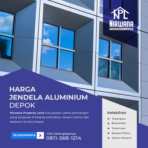 Harga Jendela Aluminium Depok
