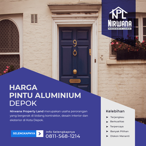Harga Pintu Aluminium Depok