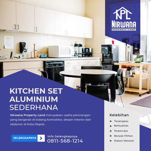 Kitchen Set Aluminium Sederhana